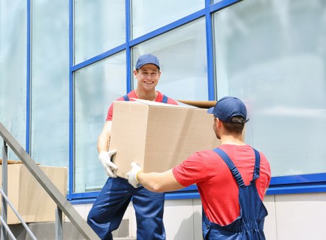 Man with Van helping a family pack their belongings