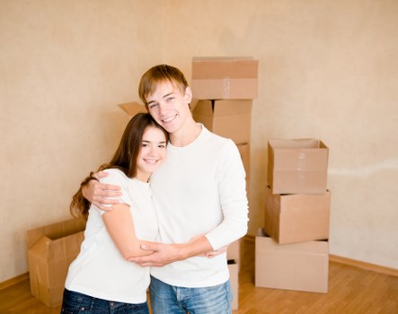 Professional furniture removal team at work in Brompton storage facility